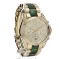 Buy Michael Kors Bradshaw Chronograph Gold Dial Two Tone Strap Ladies Watch - Mk6397 in Pakistan