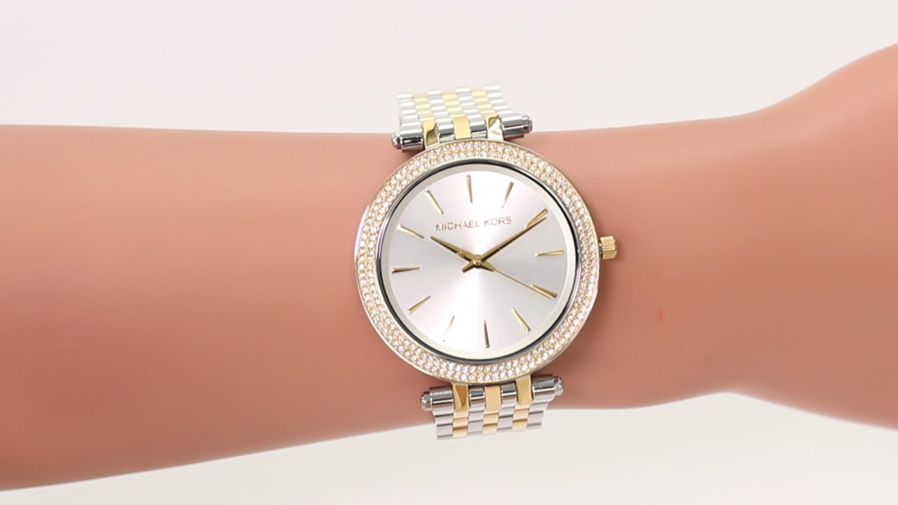 Buy Michael Kors Womens Quartz Stainless Steel Gold Two-tone Bracelet 39mm Watch - Mk3215 in Pakistan