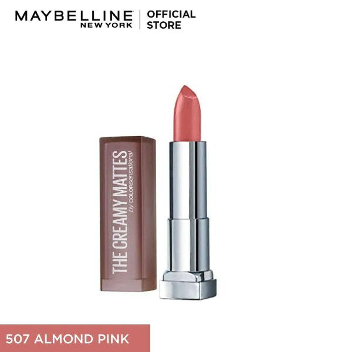 Buy Maybelline New York Color Sensational The Creamy Lipstick - 507 Almond Pink in Pakistan