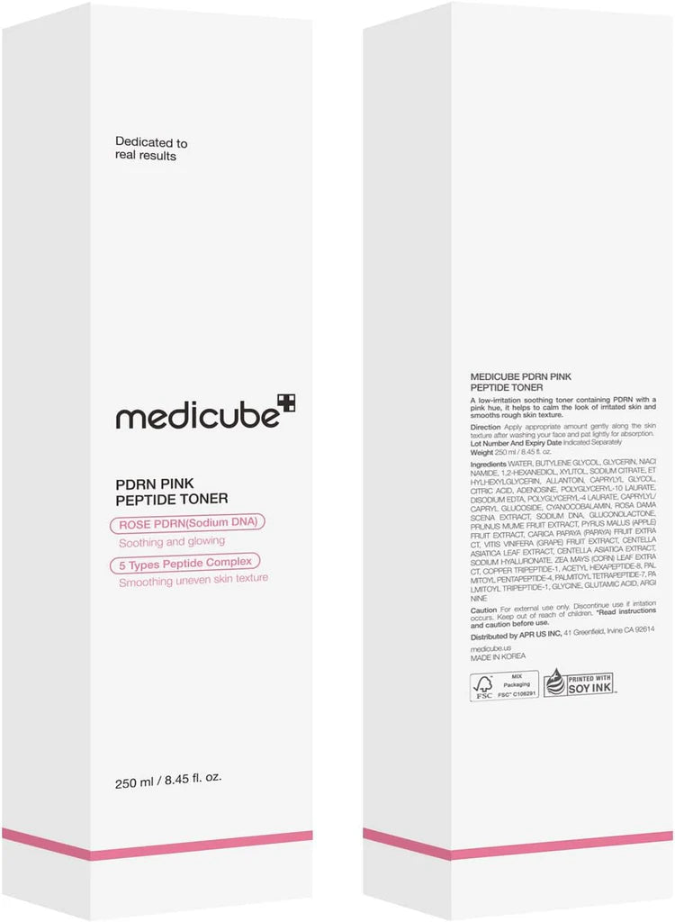 Buy Medicube - PDRN Pink Cica Soothing Toner - 250ml in Pakistan