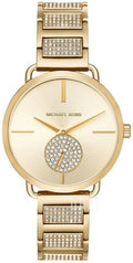 Buy Michael Kors Portia Pave Gold Dial Gold Stainless Steel Strap Ladies Watch - Mk3852 in Pakistan