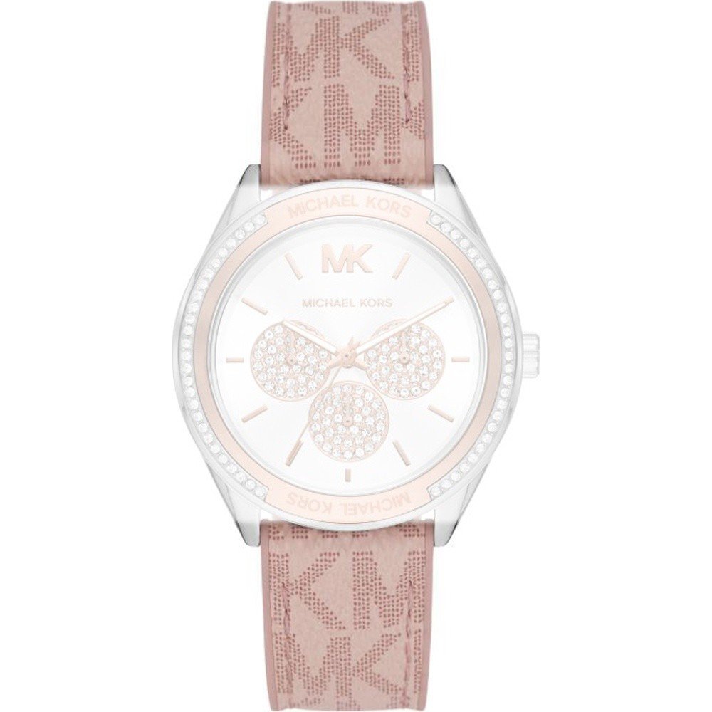Buy Michael Kors Multifunction Silver Dial Leather Strap Watch for Women - Mk7206 in Pakistan