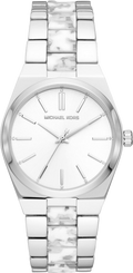Buy Michael Kors Channing Quartz White Dial Ladies Silver Strap Watch - Mk6649 in Pakistan