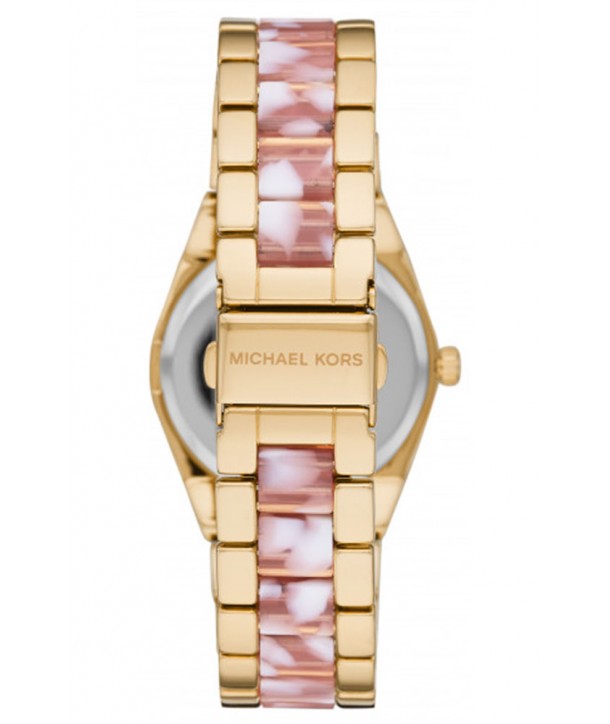 Buy Michael Kors Channing Pink Dial Two Tone Steel Strap Watch for Women - MK6650 in Pakistan