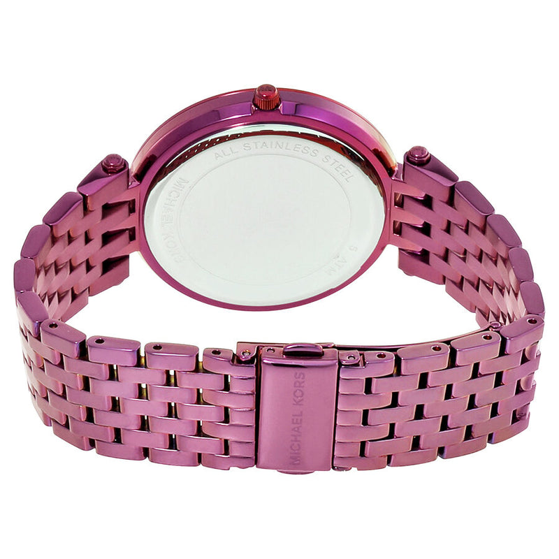 Buy Michael Kors Darci Gunmetal Dial Pink Stainless Steel Strap Ladies Watch - Mk3554 in Pakistan