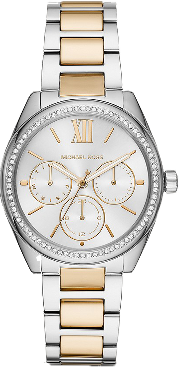 Buy Michael Kors Silver Dial Two Tone Steel Strap Janelle Watch for Women - MK7092 in Pakistan