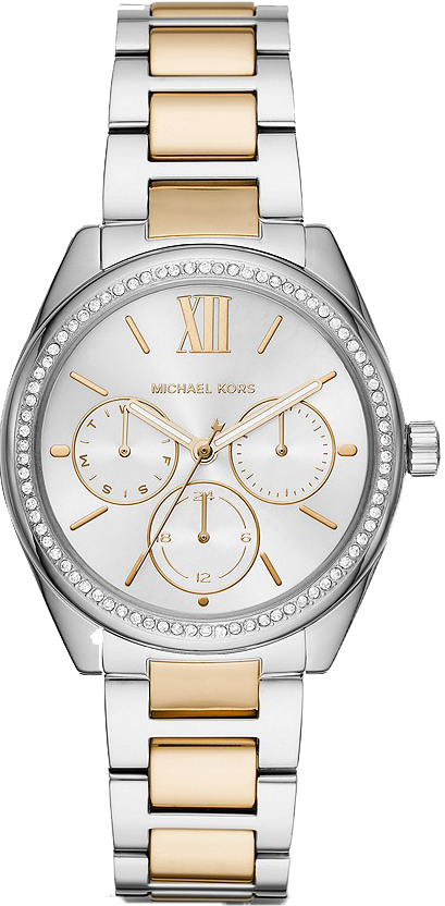 Buy Michael Kors Silver Dial Two Tone Steel Strap Janelle Watch for Women - MK7092 in Pakistan