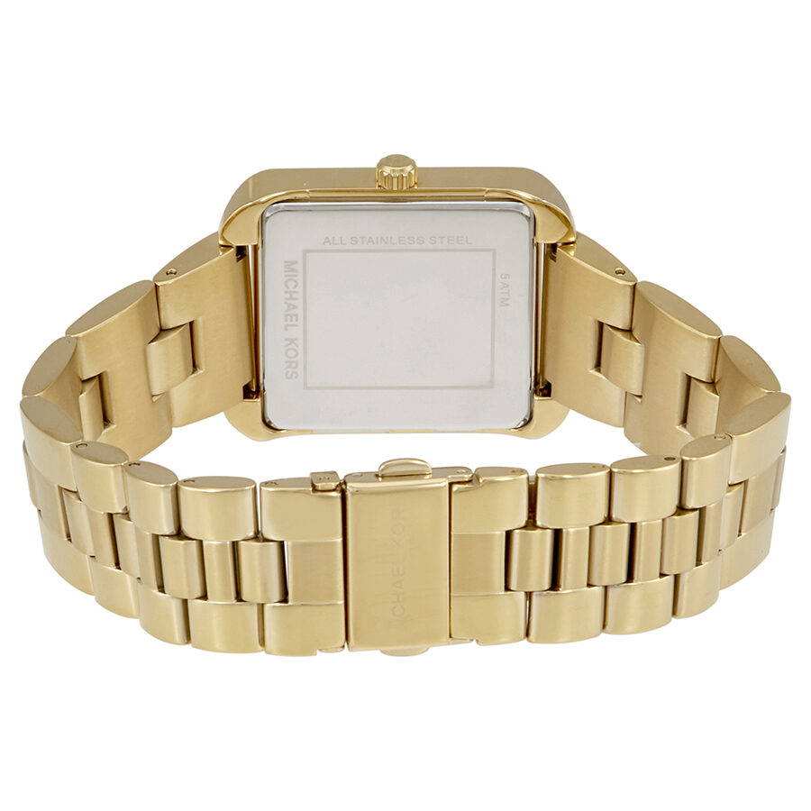 Buy Michael Kors Lake White Dial Ladies Gold Tone Steel Strap Watch - Mk3644 in Pakistan