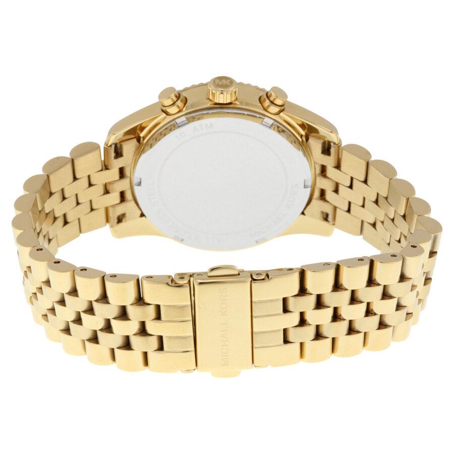 Buy Michael Kors Womens Chronograph Quartz Stainless Steel Gold Dial 38mm Watch - Mk5556 in Pakistan