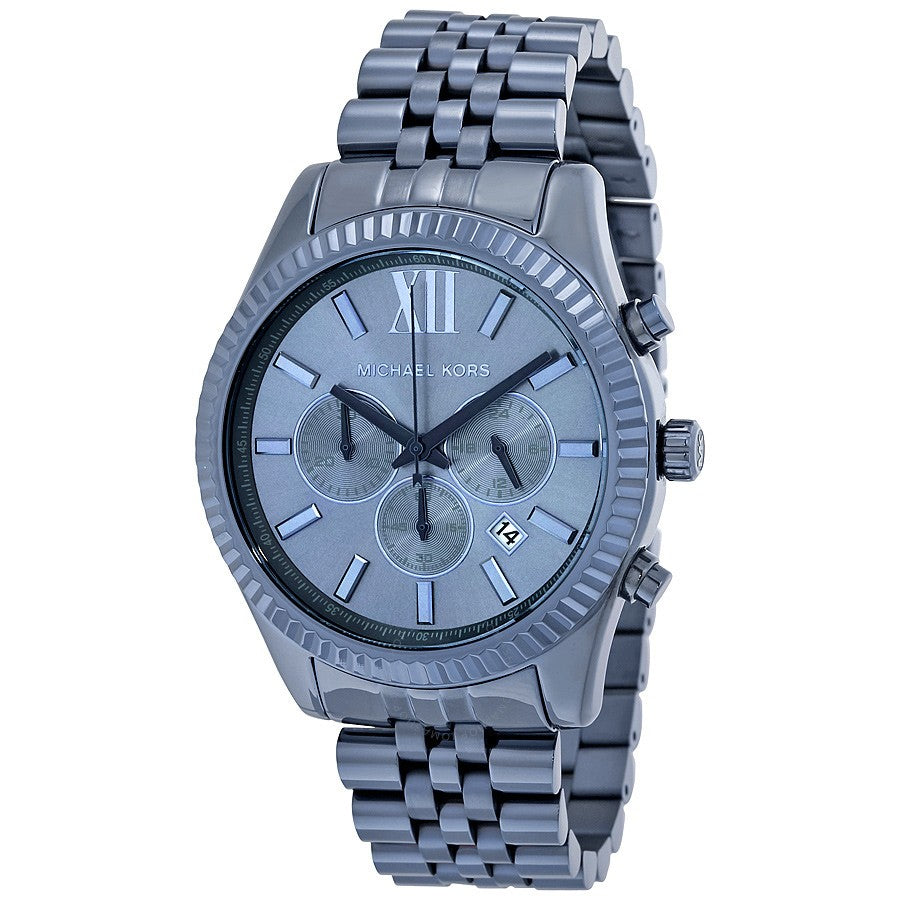 Buy Michael Kors Lexington Blue Dial Blue Steel Strap Watch for Women - MK8480 in Pakistan