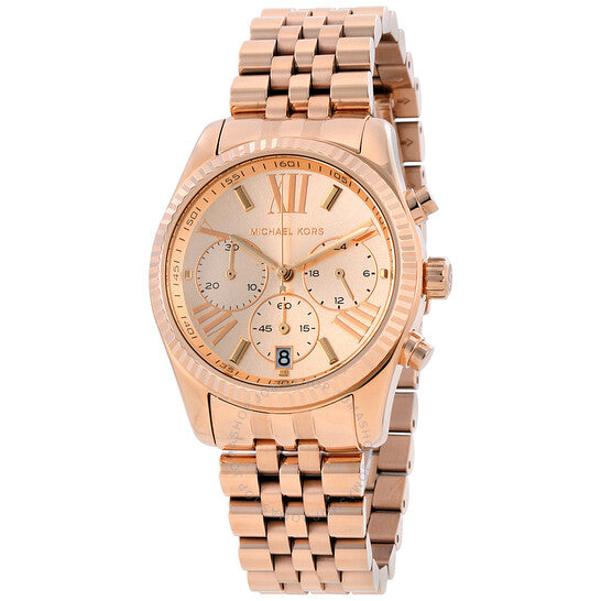 Buy Michael Kors Womens Chronograph Quartz Stainless Steel Rose Gold Dial 38mm Watch - Mk5569 in Pakistan
