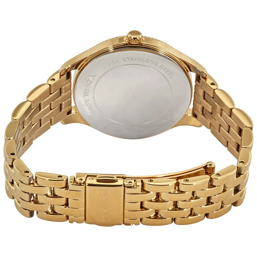 Buy Michael Kors Lexington Quartz Pink Dial Gold Steel Strap Ladies Watch - Mk6640 in Pakistan