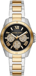 Buy Michael Kors Alek Pave Black Dial Two Tone Stainless Steel Women's Watch - Mk7265 in Pakistan
