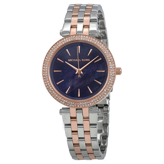 Buy Michael Kors Womens Quartz Stainless Steel Blue Mother Of Pearl Dial 33mm Watch - Mk3651 in Pakistan