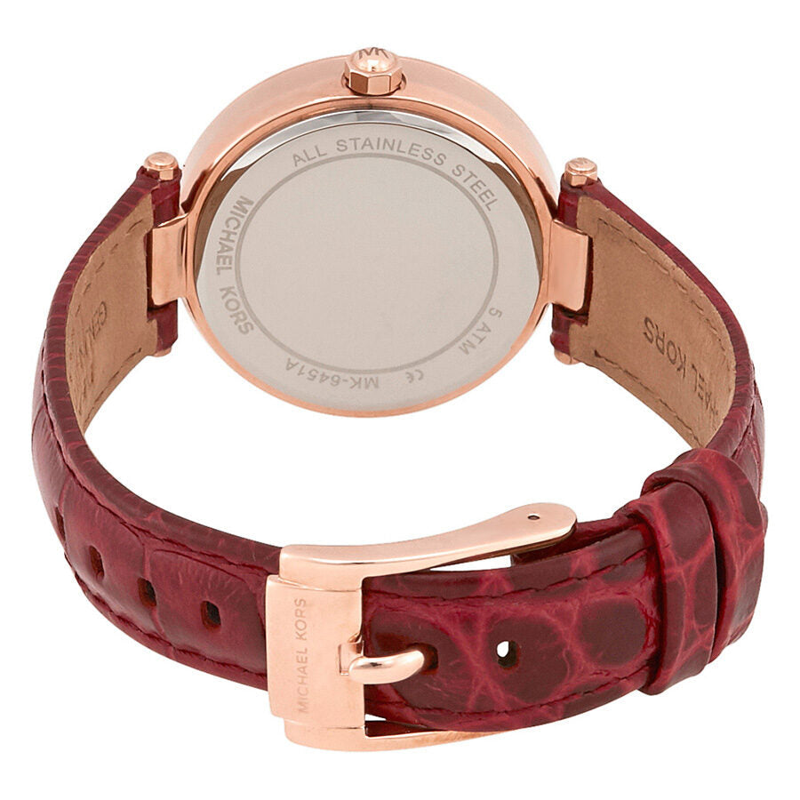Buy Michael Kors Mini Parker Red Dial Red Leather Strap Ladies Watch - Mk6451 in Pakistan