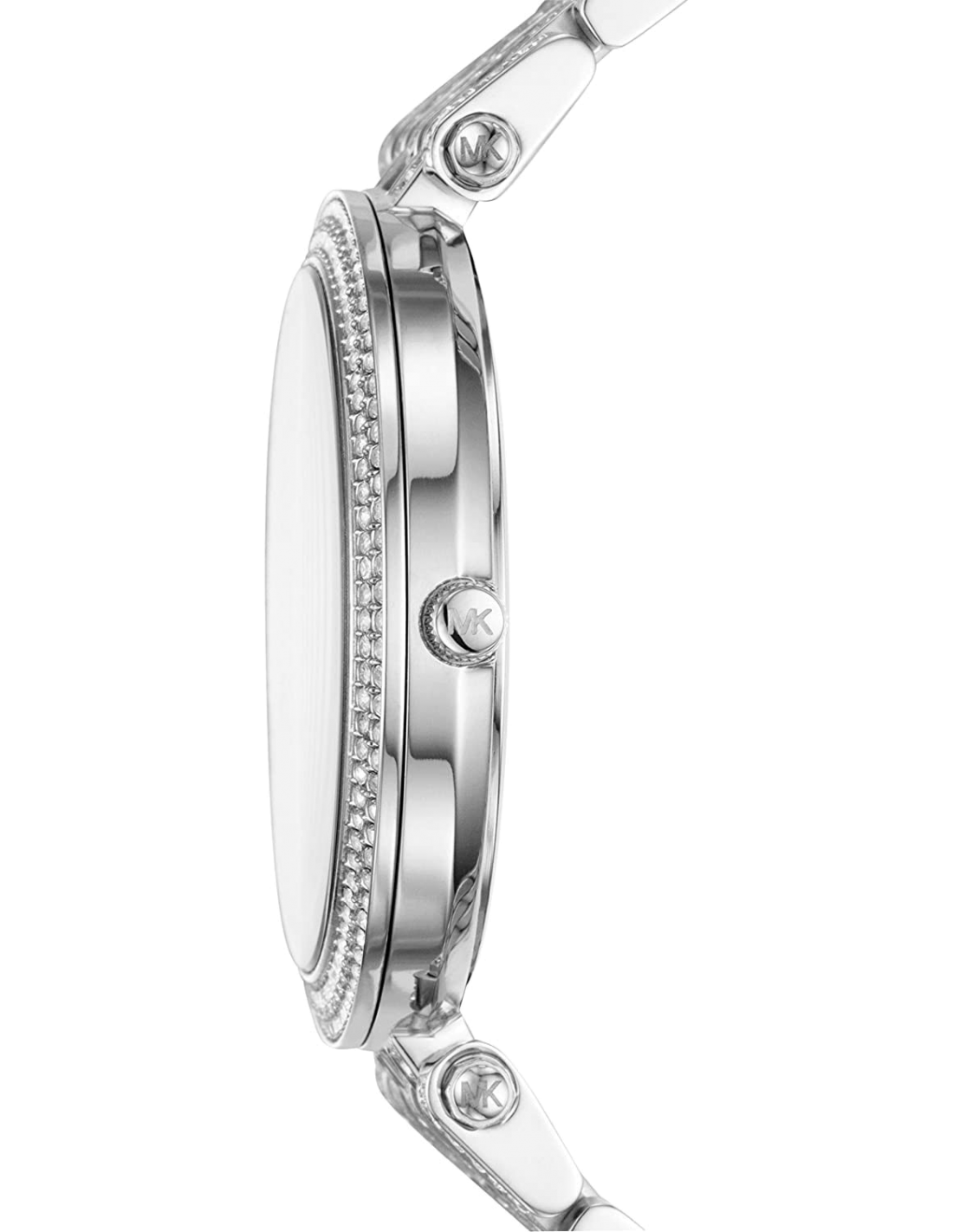 Buy Michael Kors Darci Silver Diamonds Dial Silver Stainless Steel Strap Watch for Women - Mk3779 in Pakistan