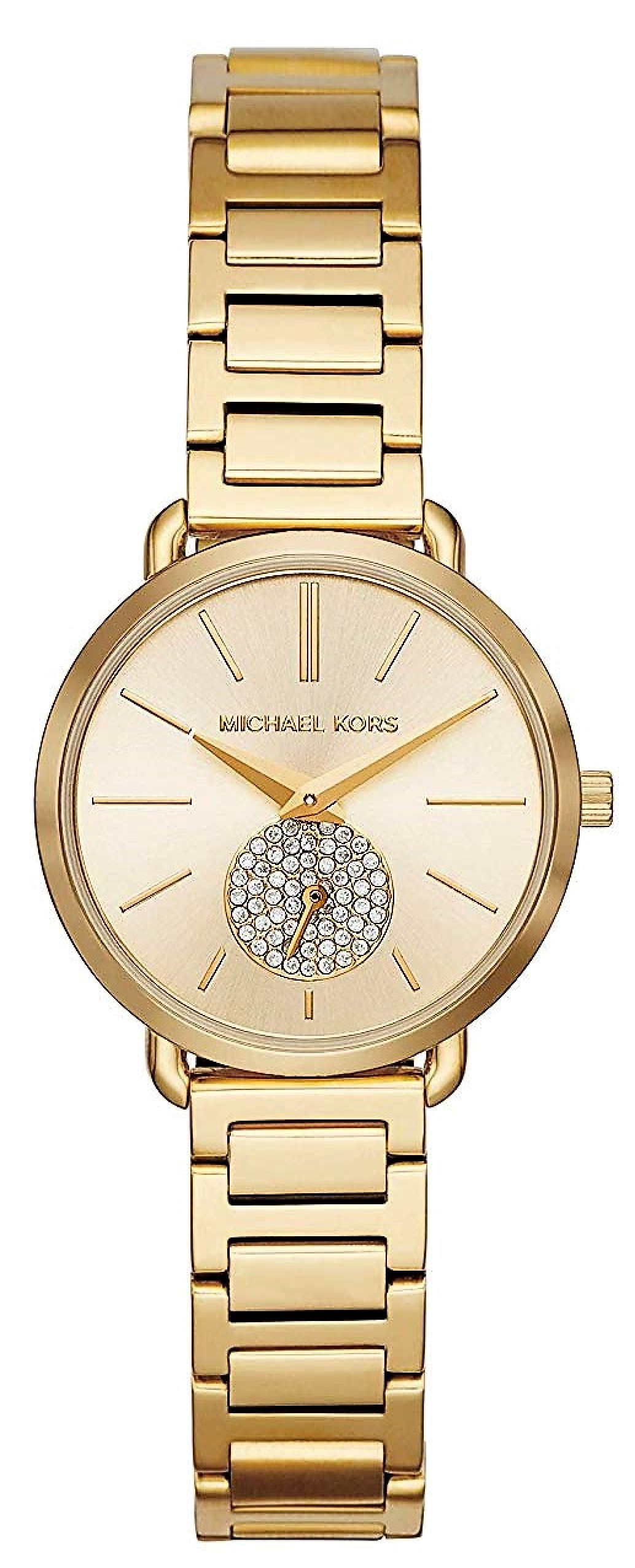 Buy Michael Kors Womens Analog Quartz Stainless Steel Gold Dial 28mm Watch - Mk3838 in Pakistan