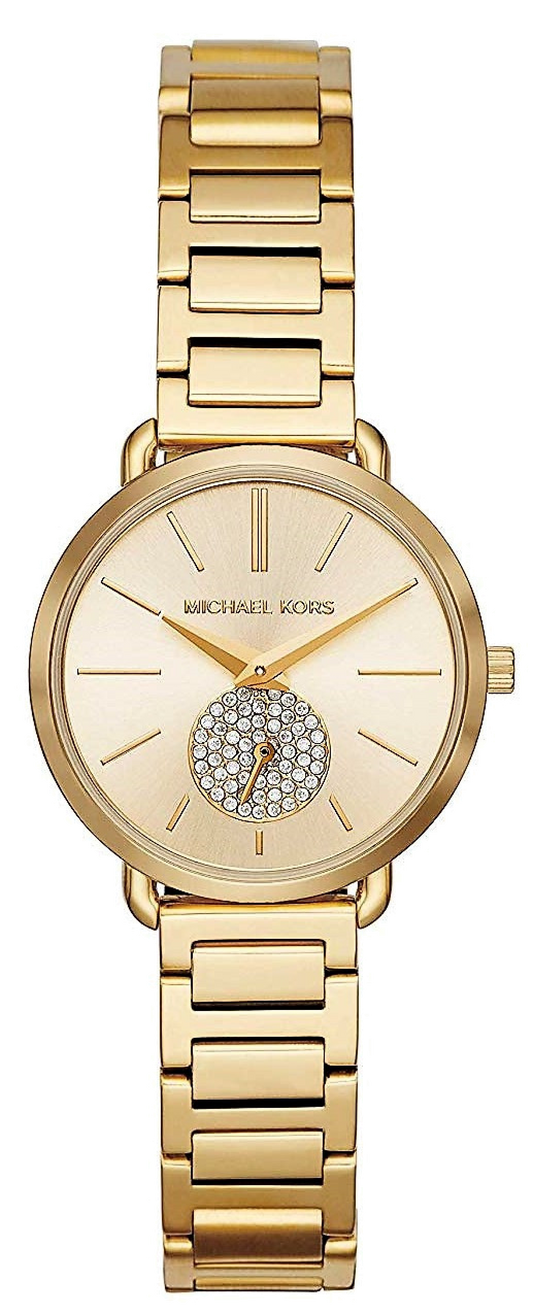 Buy Michael Kors Womens Analog Quartz Stainless Steel Gold Dial 28mm Watch - Mk3838 in Pakistan
