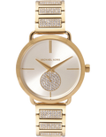 Buy Michael Kors Portia Pave Gold Dial Gold Stainless Steel Strap Ladies Watch - Mk3852 in Pakistan