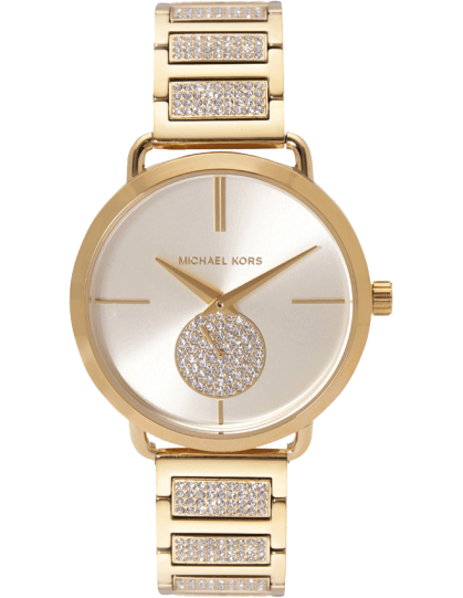 Buy Michael Kors Portia Pave Gold Dial Gold Stainless Steel Strap Ladies Watch - Mk3852 in Pakistan
