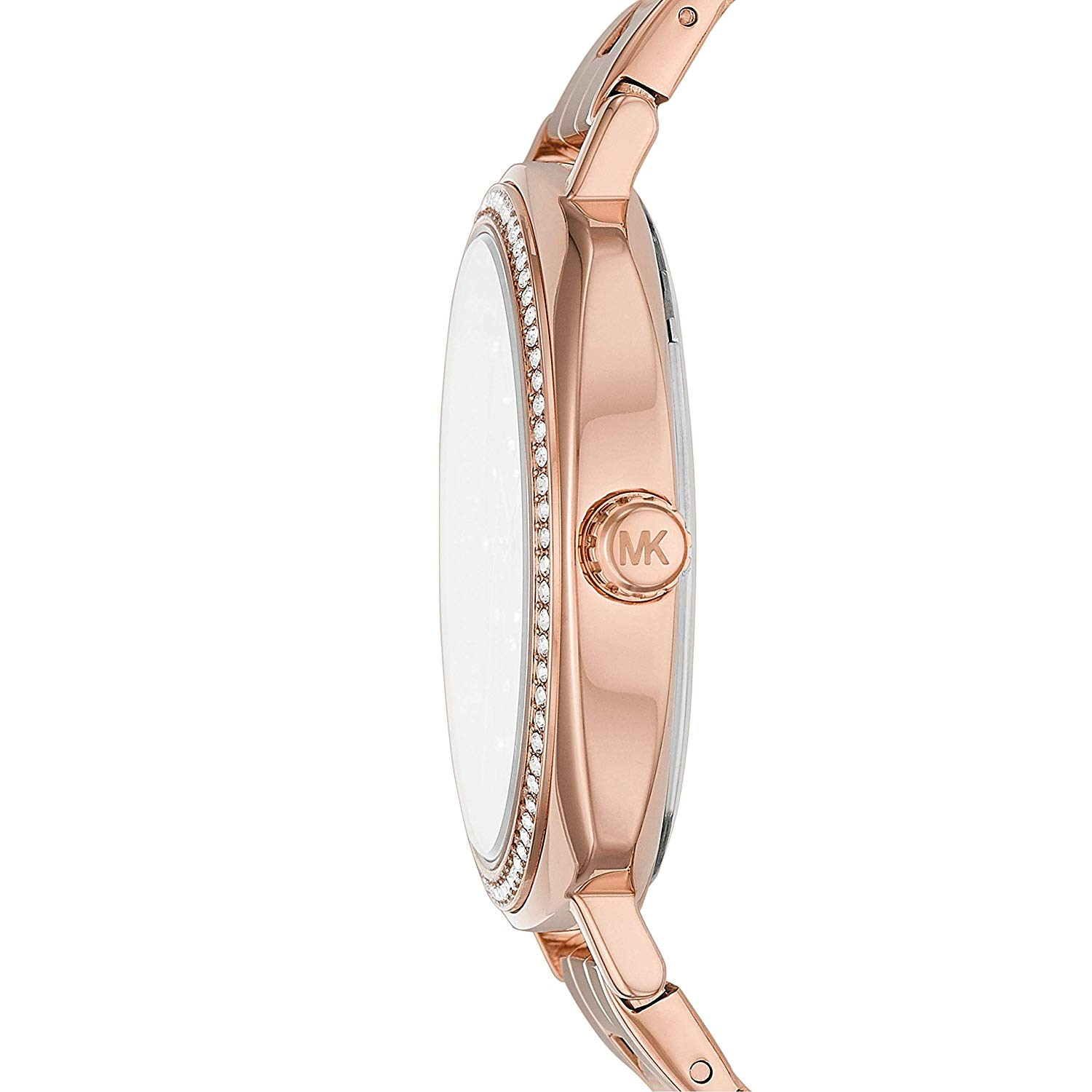 Buy Michael Kors Nia Quartz Rose Gold Crystal Dial Rose Gold Steel Strap Ladies Watch - Mk3990 in Pakistan