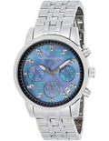 Buy Michael Kors Jet Set Blue Mother of Pearl Dial Silver Steel Strap Watch for Women - MK5021 in Pakistan