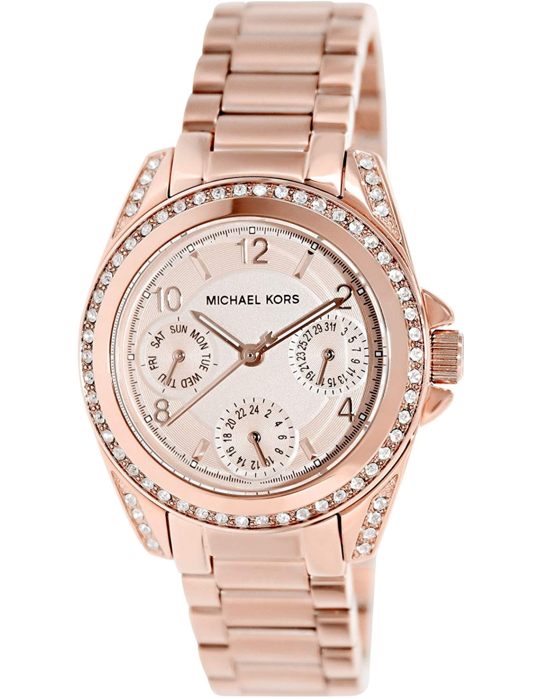 Buy Michael Kors Blair Rose Gold Stainless Steel Rose Gold Dial Quartz Watch For Ladies - Mk5613 in Pakistan