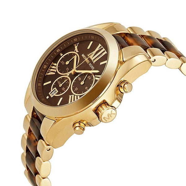 Buy Michael Kors Bradshaw Chronograph Tortoise Shell Brown Dial Ladies Watch - Mk5696 in Pakistan