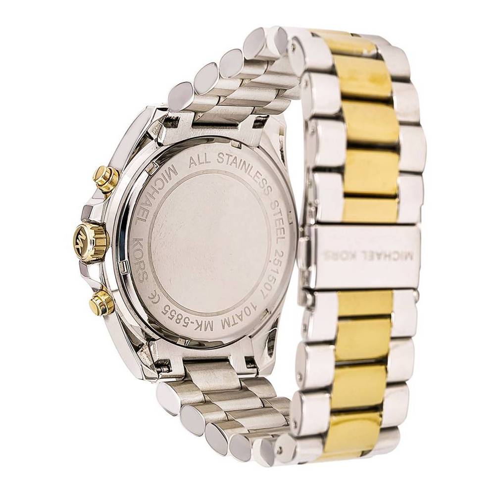 Buy Michael Kors Womens Quartz Two-tone Stainless Steel Silver Dial 39mm Watch - Mk5855 in Pakistan