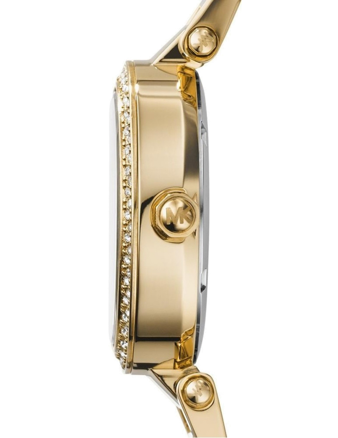 Buy Michael Kors Womens Quartz Chronograph Stainless Steel Gold Dial 33mm Watch - Mk6056 in Pakistan