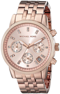 Buy Michael Kors Ritz Chronograph Rose Gold Dial Steel Ladies Watch - Mk6077 in Pakistan