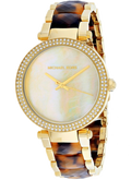 Buy Michael Kors Parker Mother Of Pearl Dial Two Tone Stainless Steel Strap Women's Watch - Mk6518 in Pakistan