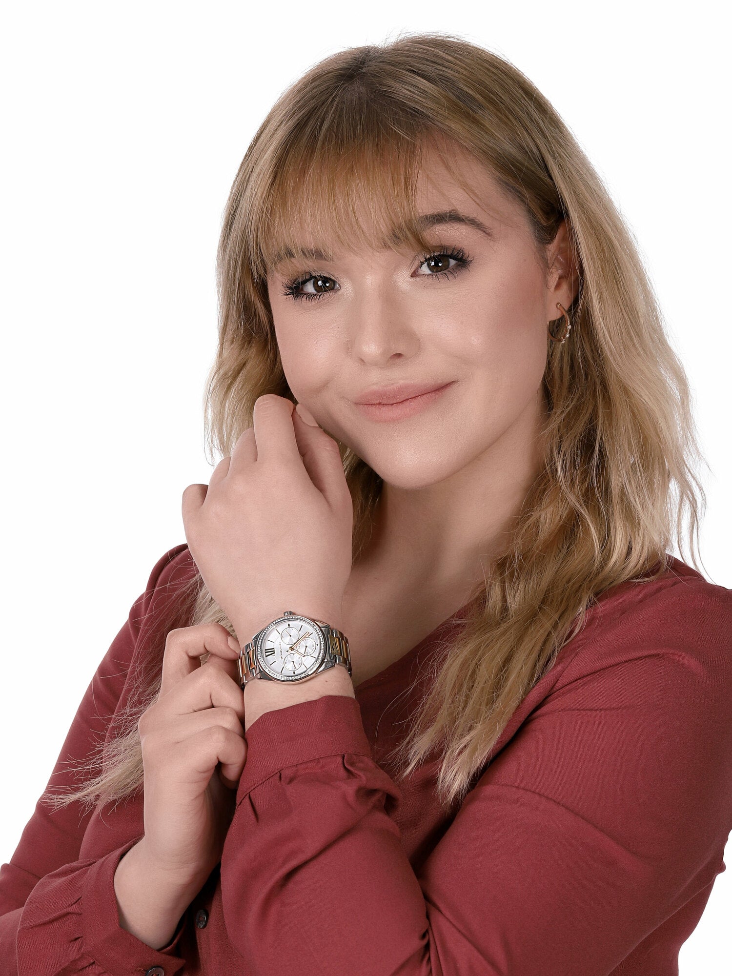 Buy Michael Kors Silver Dial Two Tone Steel Strap Janelle Watch for Women - MK7092 in Pakistan