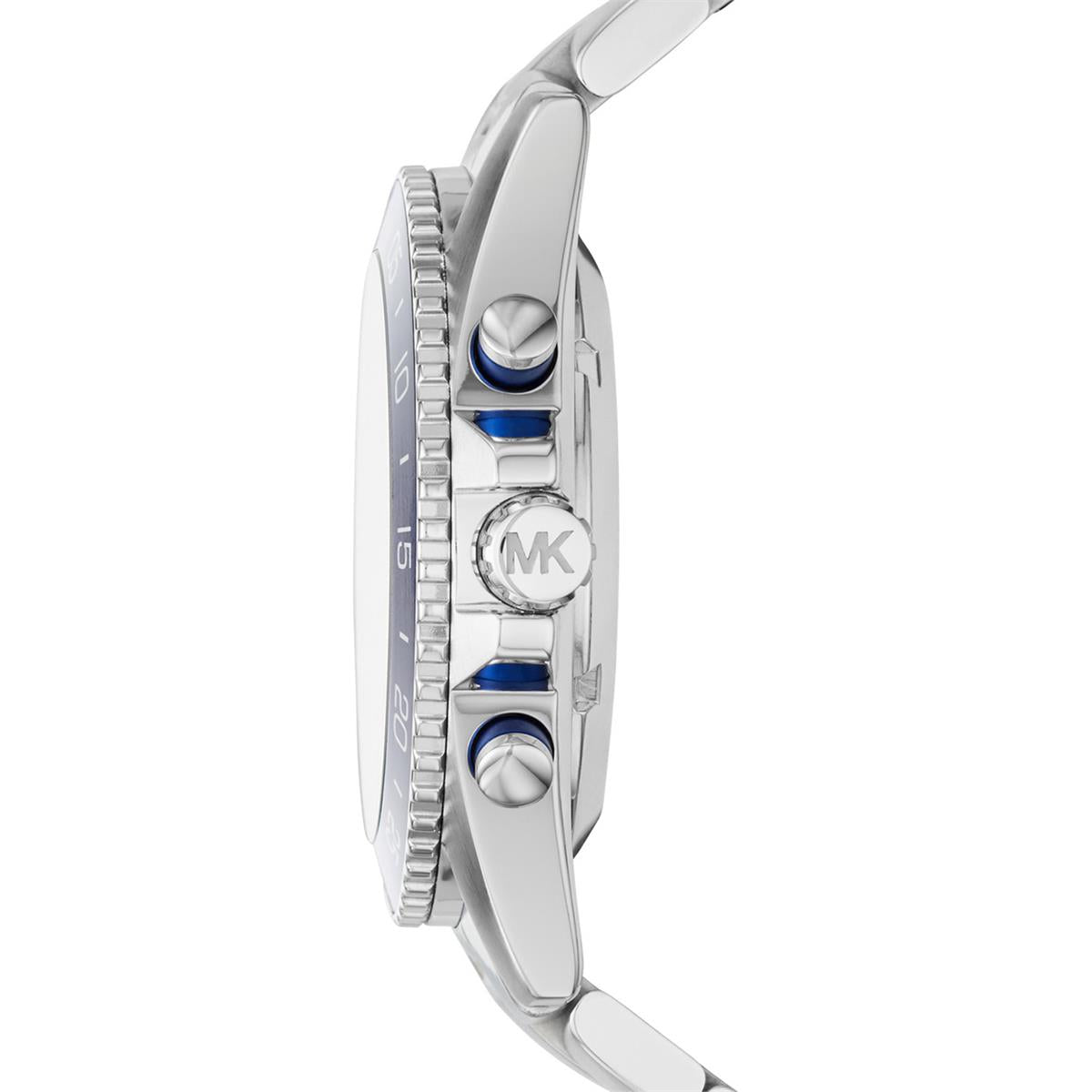 Buy Michael Kors Jetmaster Men's Watch Blue Dial Silver Stainless Steel Strap - Mk9024 in Pakistan