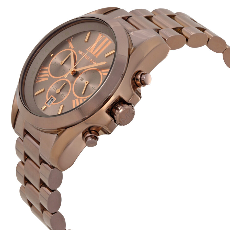 Buy Michael Kors Bradshaw Chronograph Sable Dial Brown Steel Strap Watch for Women  - MK6247 in Pakistan