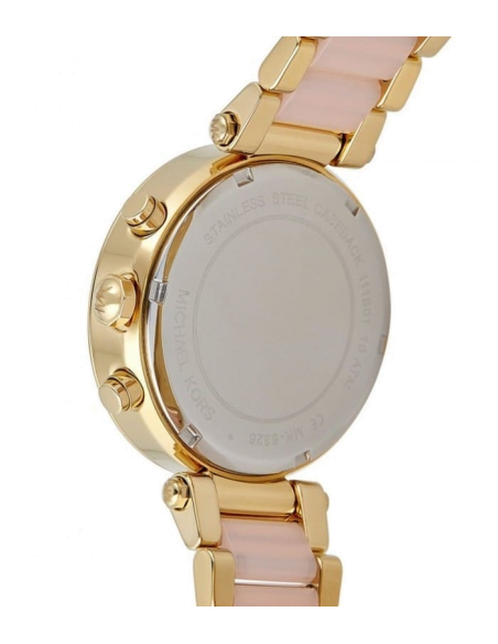Buy Michael Kors Parker Chronograph Pink Dial Two Tone Strap Watch for Women - Mk6326 in Pakistan