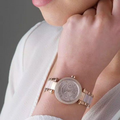 Buy Michael Kors Womens Quartz Stainless Steel Rose Gold Dial 33mm Watch - Mk6110 in Pakistan
