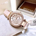 Buy Michael Kors Womens Quartz Stainless Steel Rose Gold Dial 33mm Watch - Mk6110 in Pakistan
