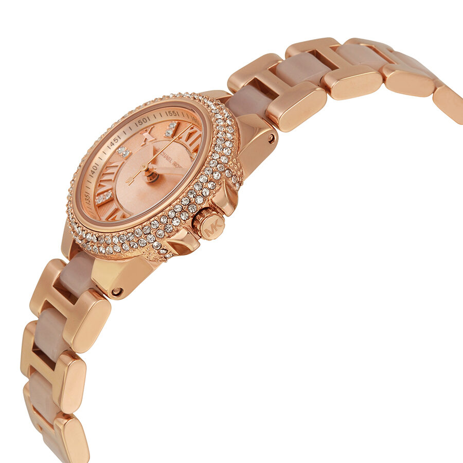 Buy Michael Kors Camille Rose Gold Dial Rose Gold Steel Strap Watch for Women - MK4292 in Pakistan