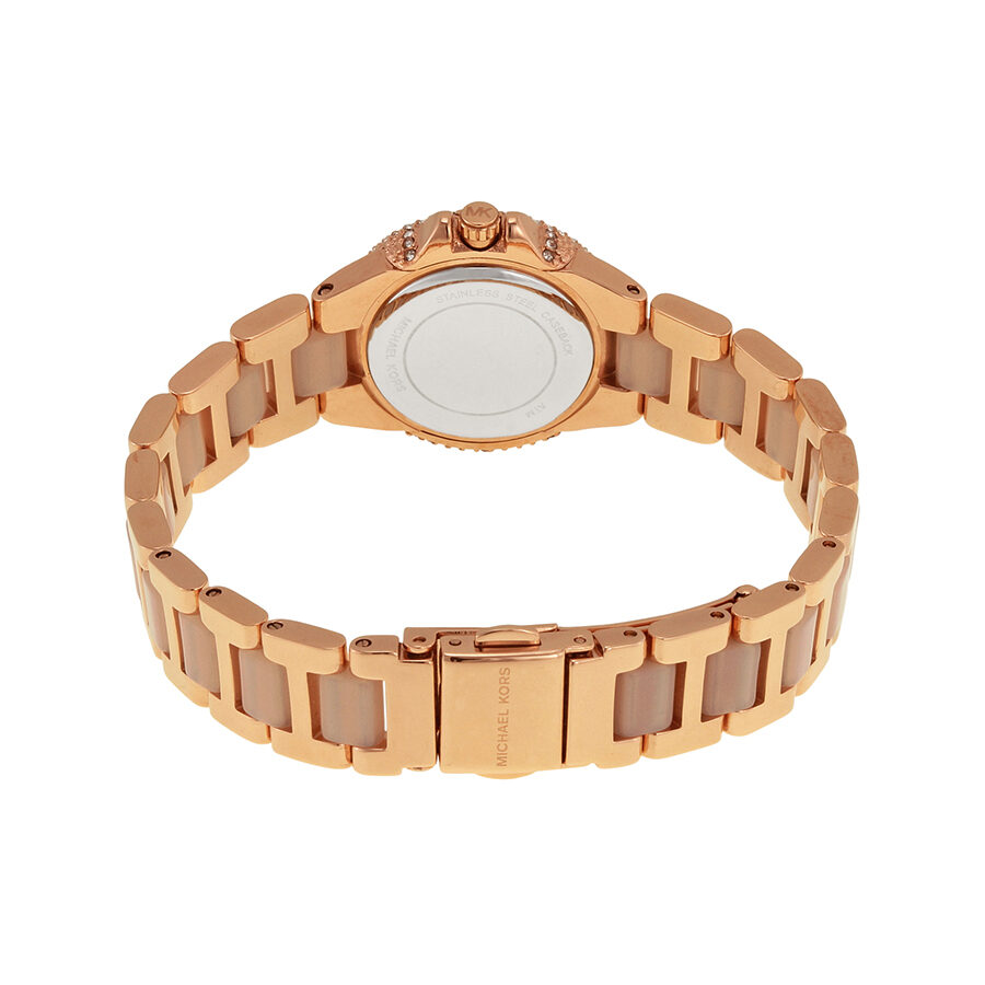 Buy Michael Kors Camille Rose Gold Dial Rose Gold Steel Strap Watch for Women - MK4292 in Pakistan