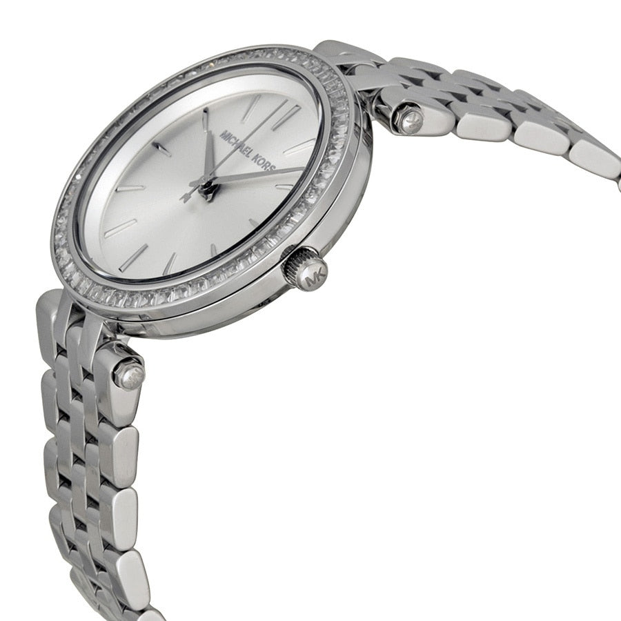 Buy Michael Kors Womens Quartz Silver Dial Silver Stainless Steel 33mm Watch - Mk3364 in Pakistan