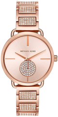 Buy Michael Kors Portia Crystal Rose Gold Dial Stainless Steel Strap Ladies Watch - Mk3853 in Pakistan
