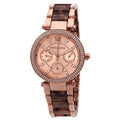 Buy Michael Kors Women's Parker Chronograph Rose Gold-tone Stainless Steel Watch - Mk6834 in Pakistan