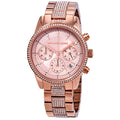 Buy Michael Kors Ritz Chronograph Rose Gold-tone Stainless Steel Watch for Women - Mk6485 in Pakistan