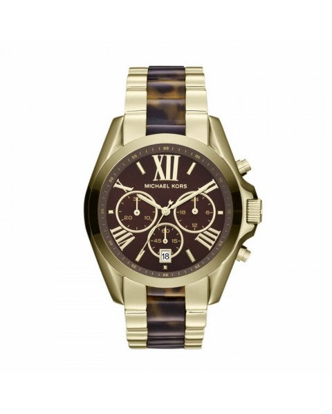 Buy Michael Kors Bradshaw Chronograph Tortoise Shell Brown Dial Ladies Watch - Mk5696 in Pakistan