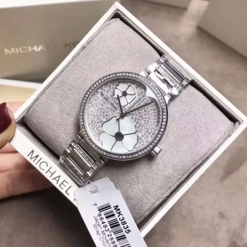 Buy Michael Kors Women's Courtney Analog Display Analog Quartz Silver Watch - Mk3835 in Pakistan