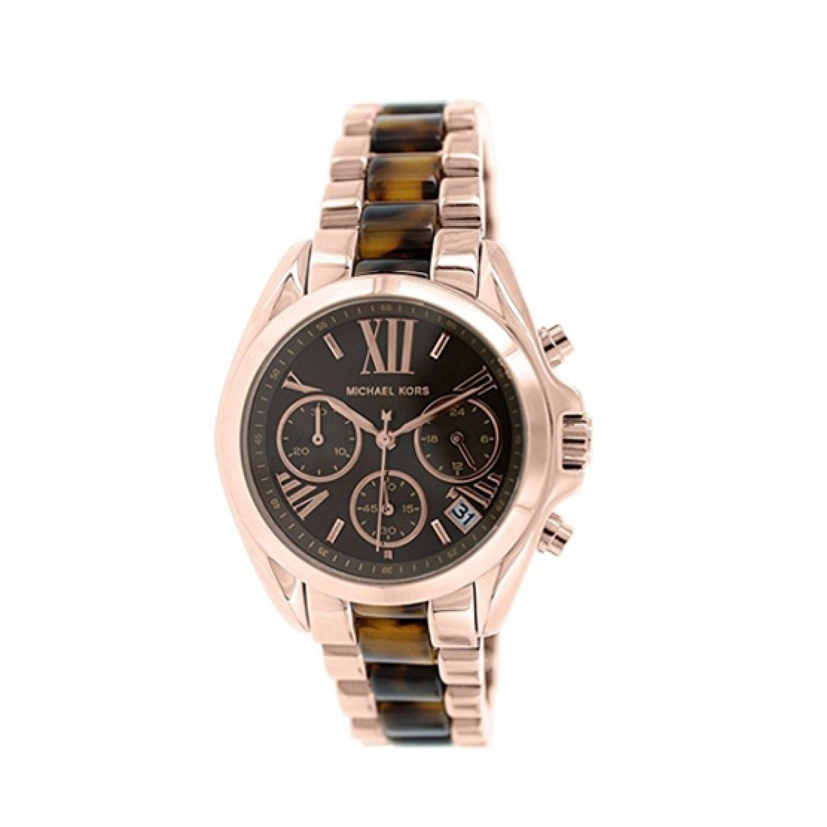 Buy Michael Kors Womens Quartz Chronograph Stainless Steel Brown Dial 36mm Watch - Mk5944 in Pakistan
