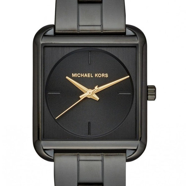 Buy Michael Kors Square Lake Black Dial Black Stainless Steel Strap Women's Watch - Mk3666 in Pakistan
