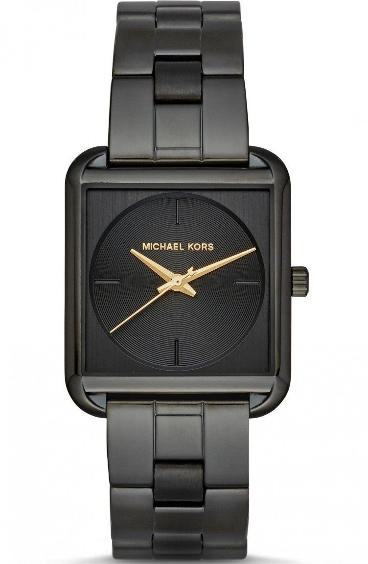 Buy Michael Kors Square Lake Black Dial Black Stainless Steel Strap Women's Watch - Mk3666 in Pakistan