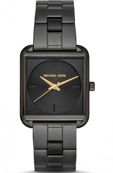 Buy Michael Kors Square Lake Black Dial Black Stainless Steel Strap Women's Watch - Mk3666 in Pakistan
